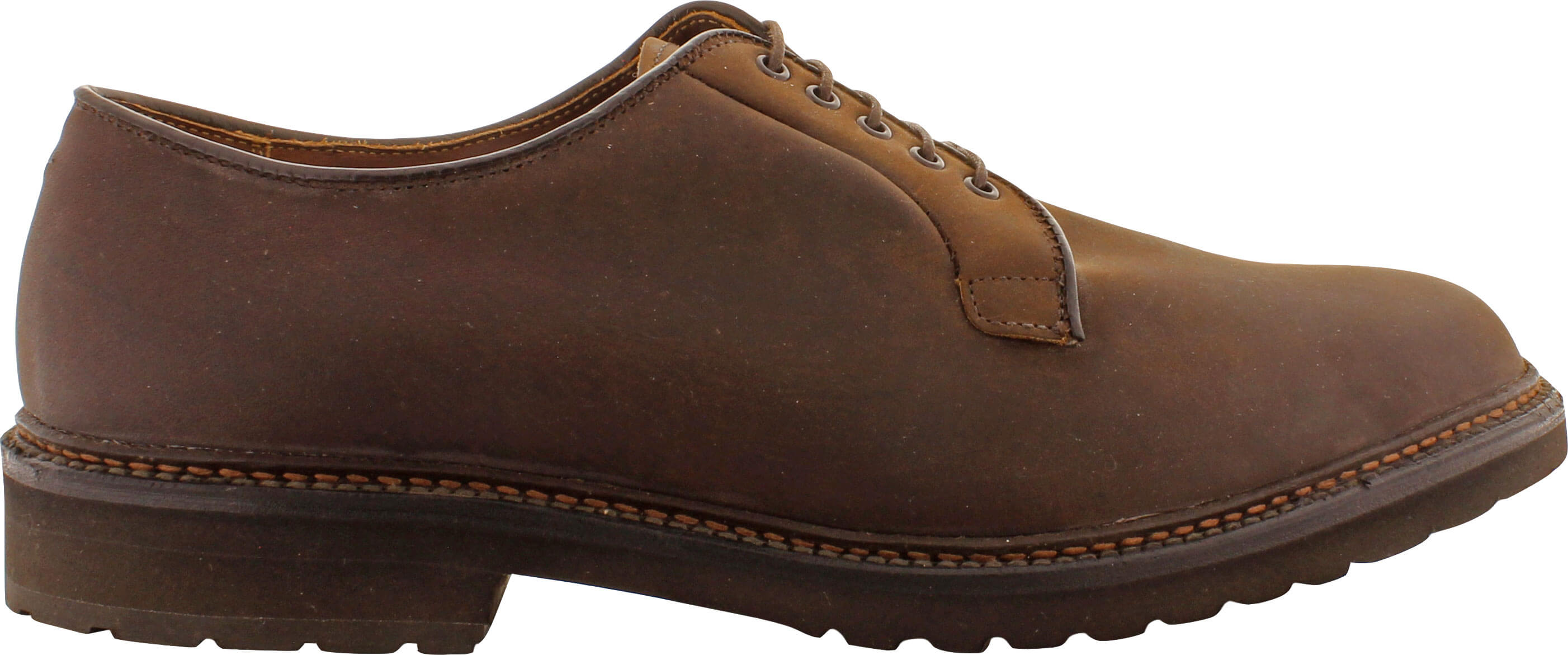 oiled nubuck leather tobacco brown