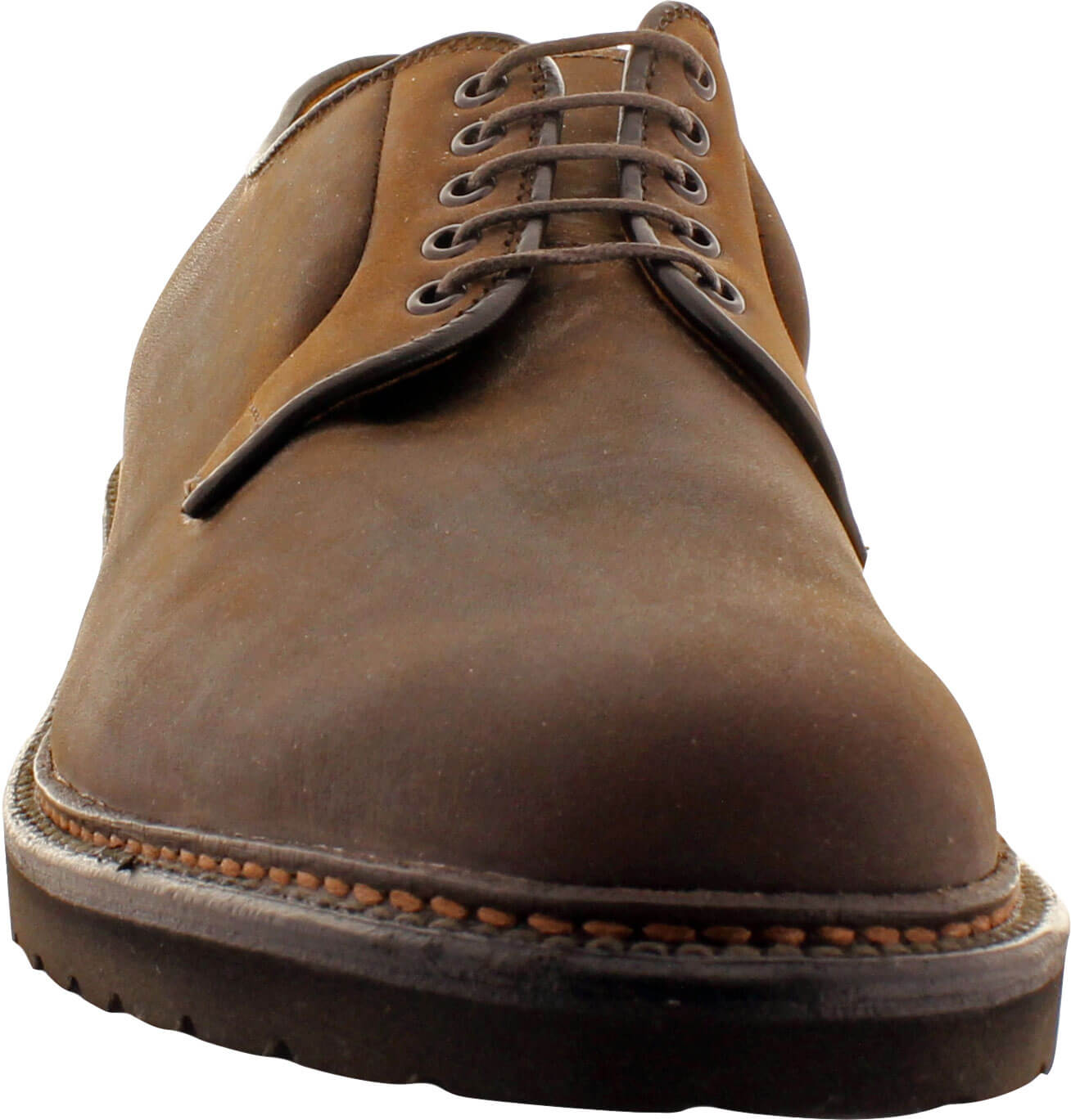 oiled nubuck leather tobacco brown