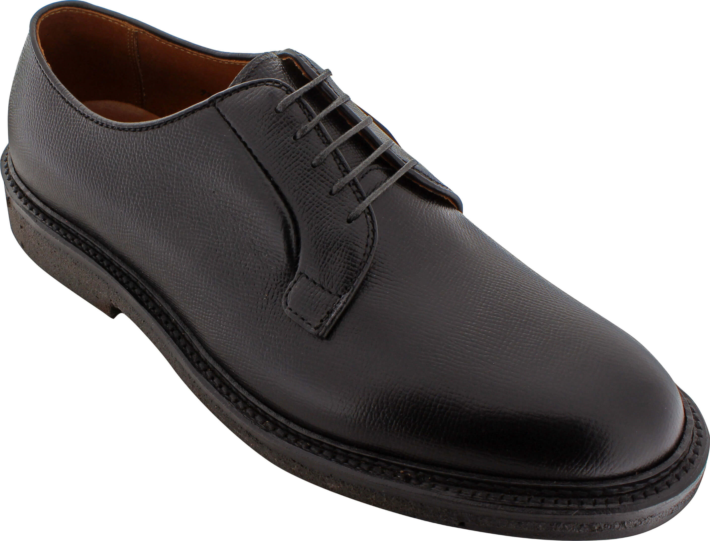 Alden Shoes Men's Dutton 3 Eyelet Blucher Oxford 940C Black Alpine