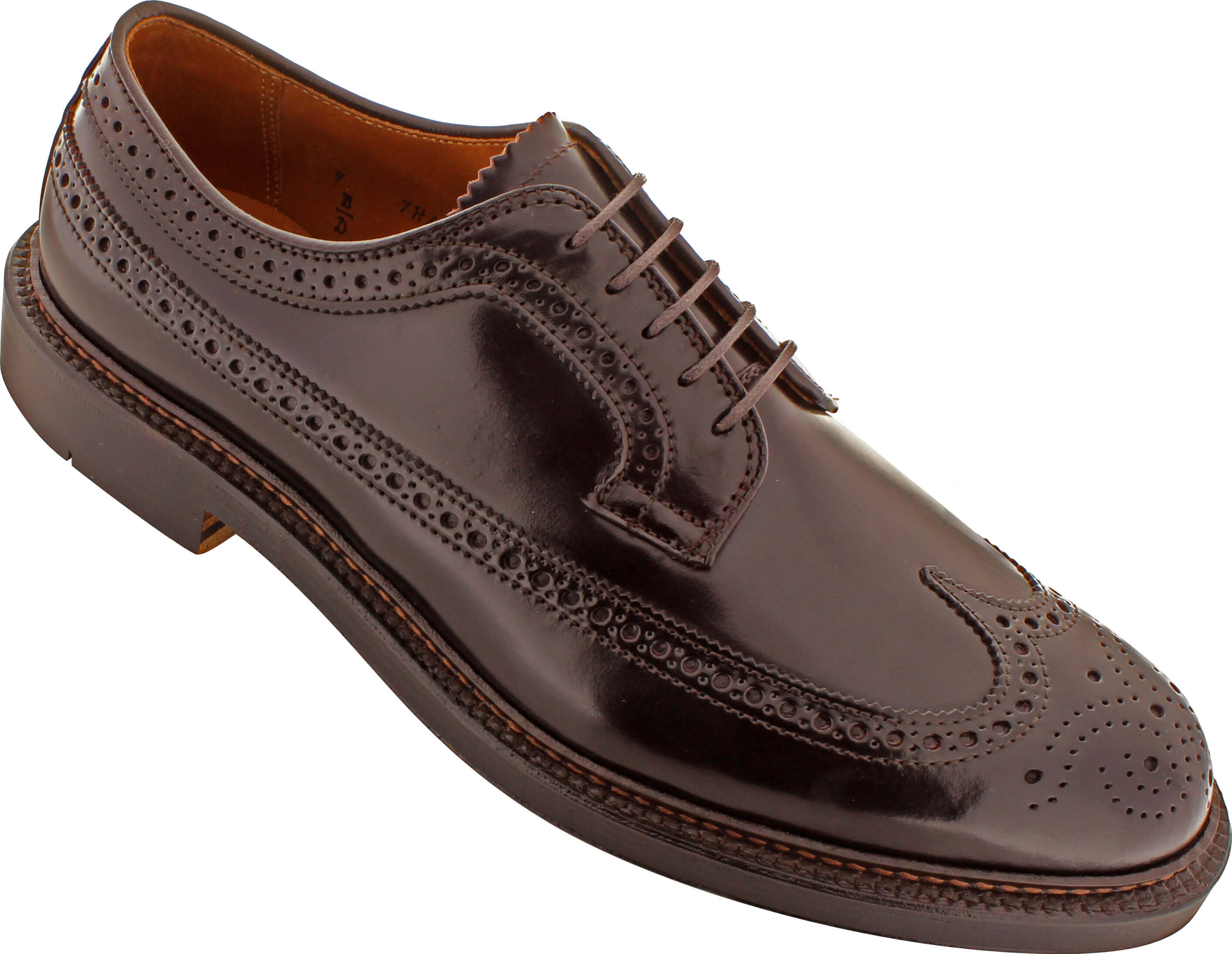 Alden Men's 9901 - Plain Toe Blucher - Black Shell Cordovan - The Shoe Mart