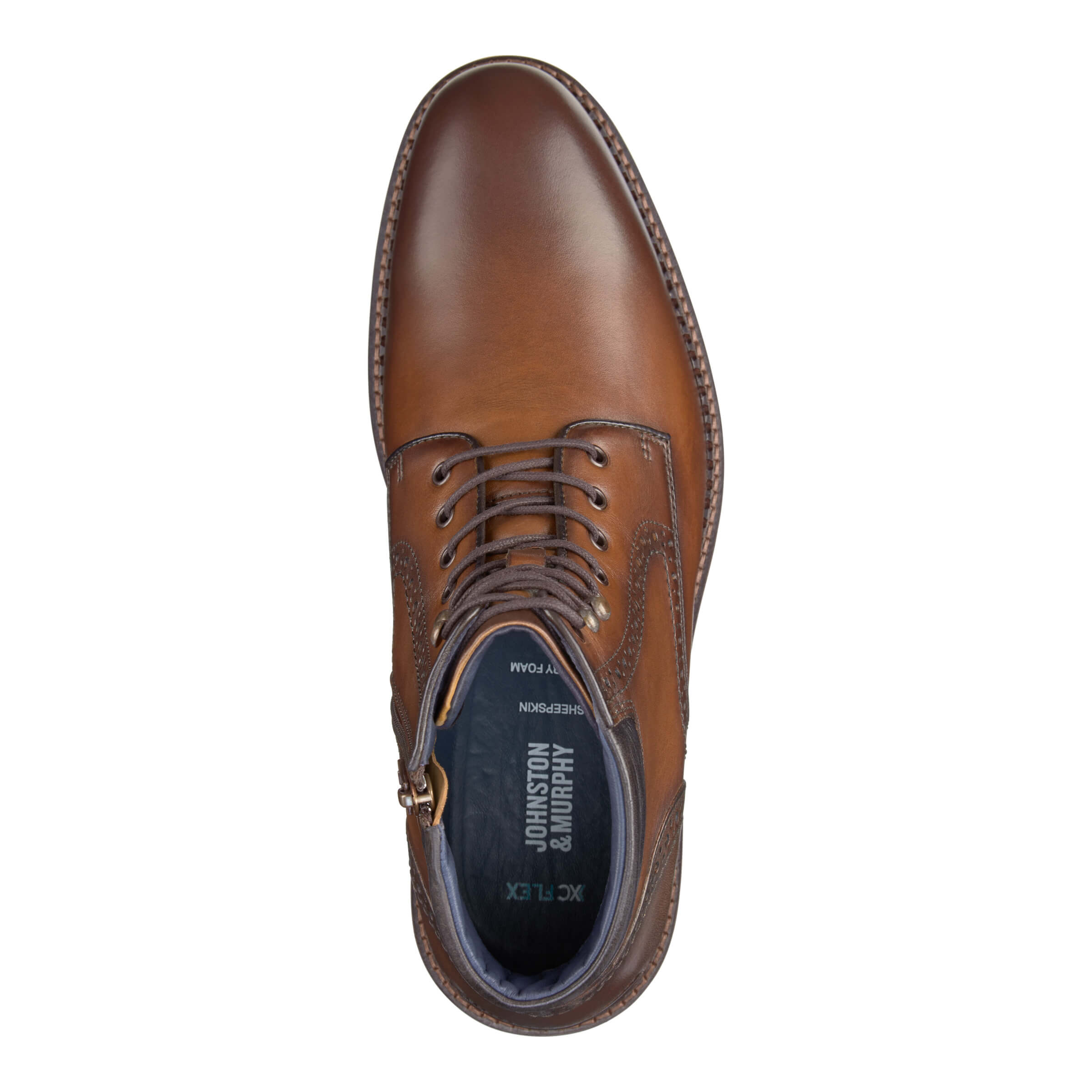 Johnston Murphy Men's XC Flex Connelly Plain Toe Bt 20-5682 Tan