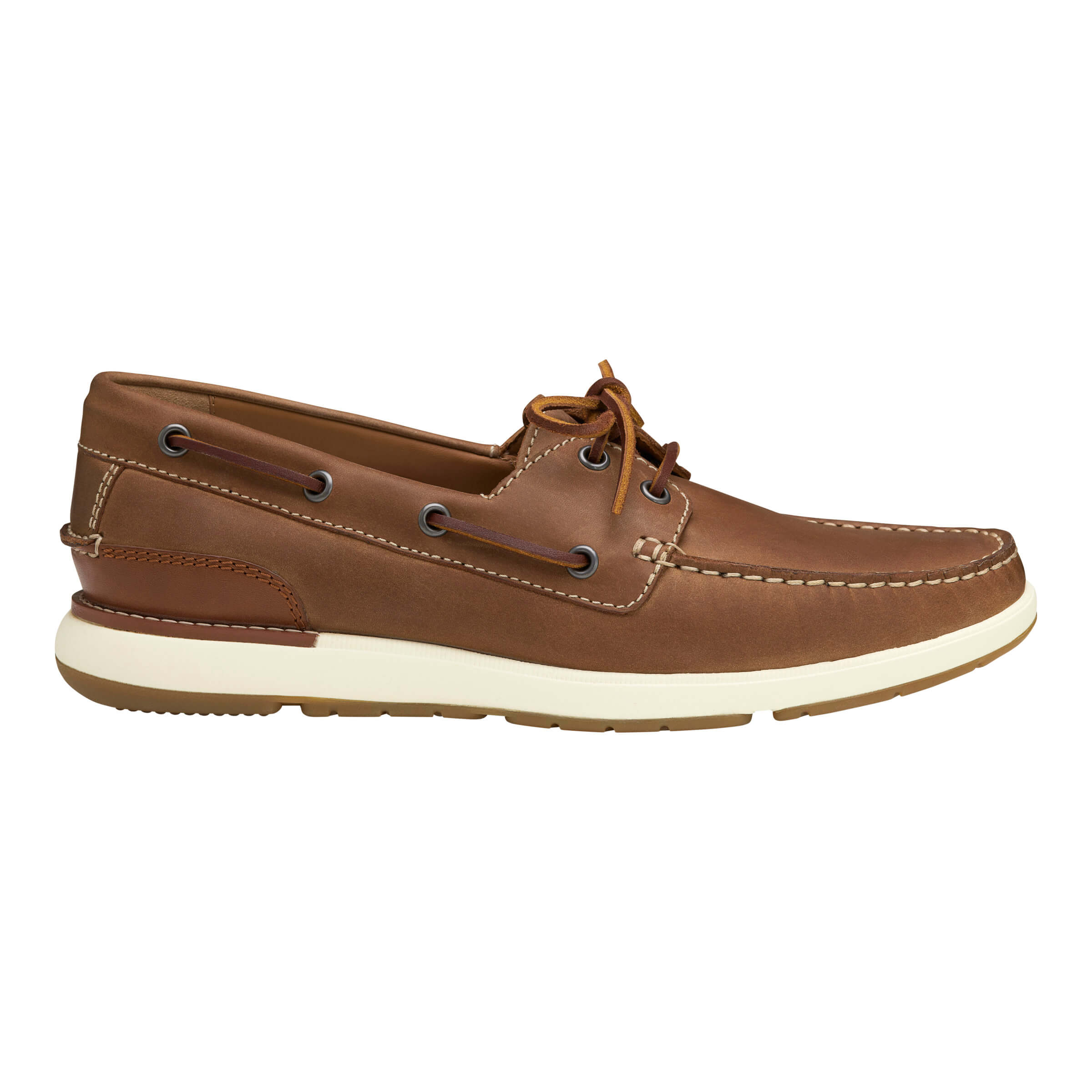 Johnston Murphy Men's Bower Two-Eye Tie 25-8630 Brown Oiled