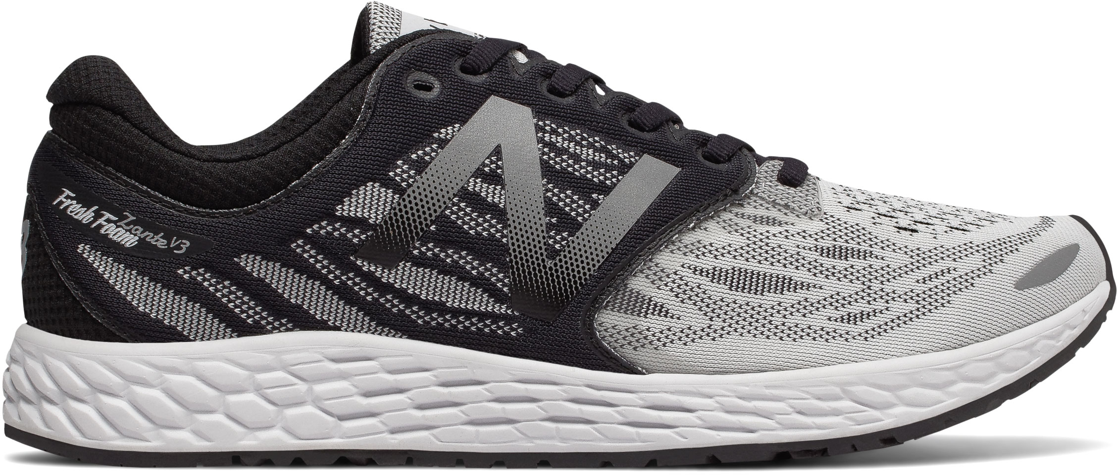 New Balance Men's Fresh Foam Zante V3 MZANTWG3 Arctic FoxBlackWhite