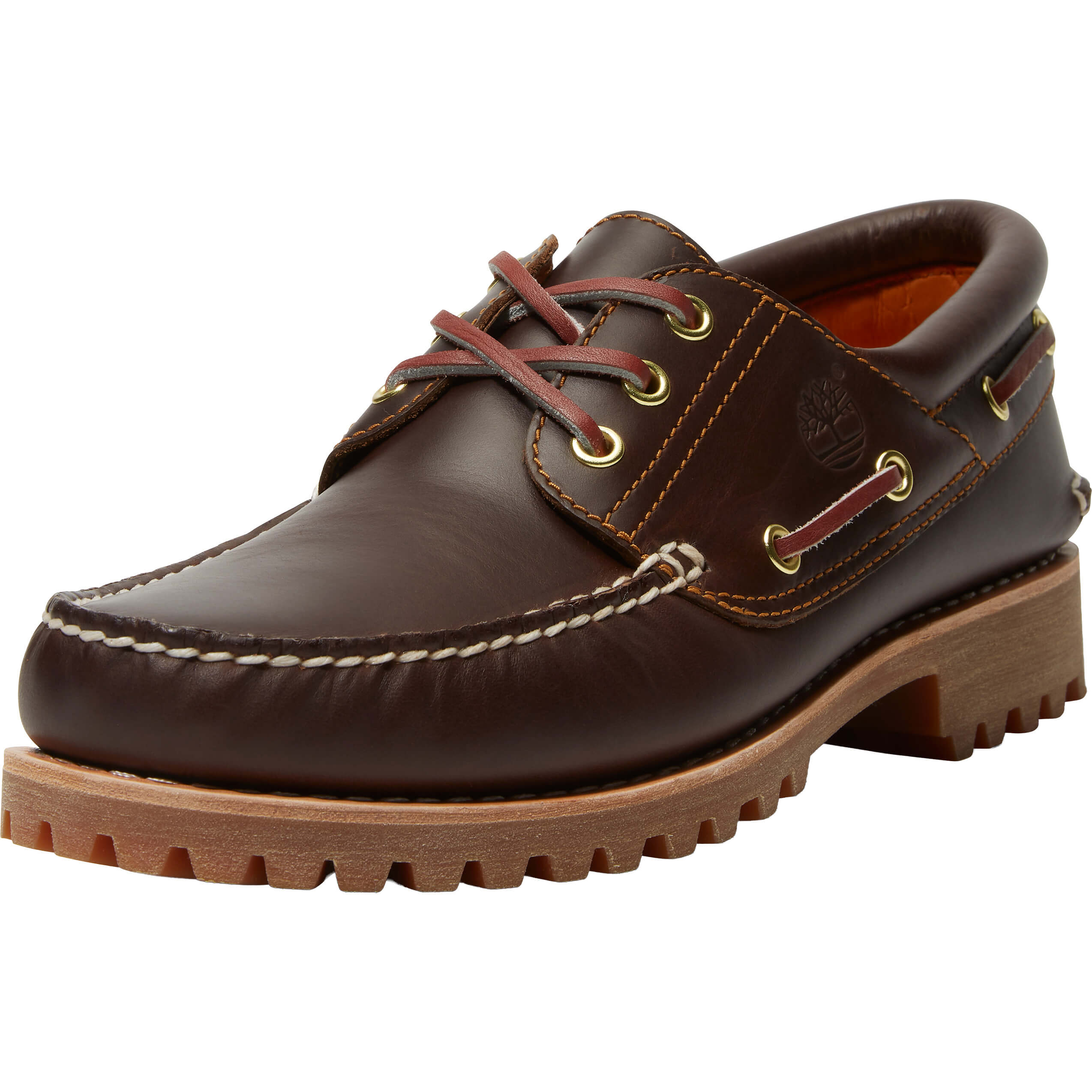 Timberland Men's Authentic 3-Eye Lug Handsewn Boat Shoe
