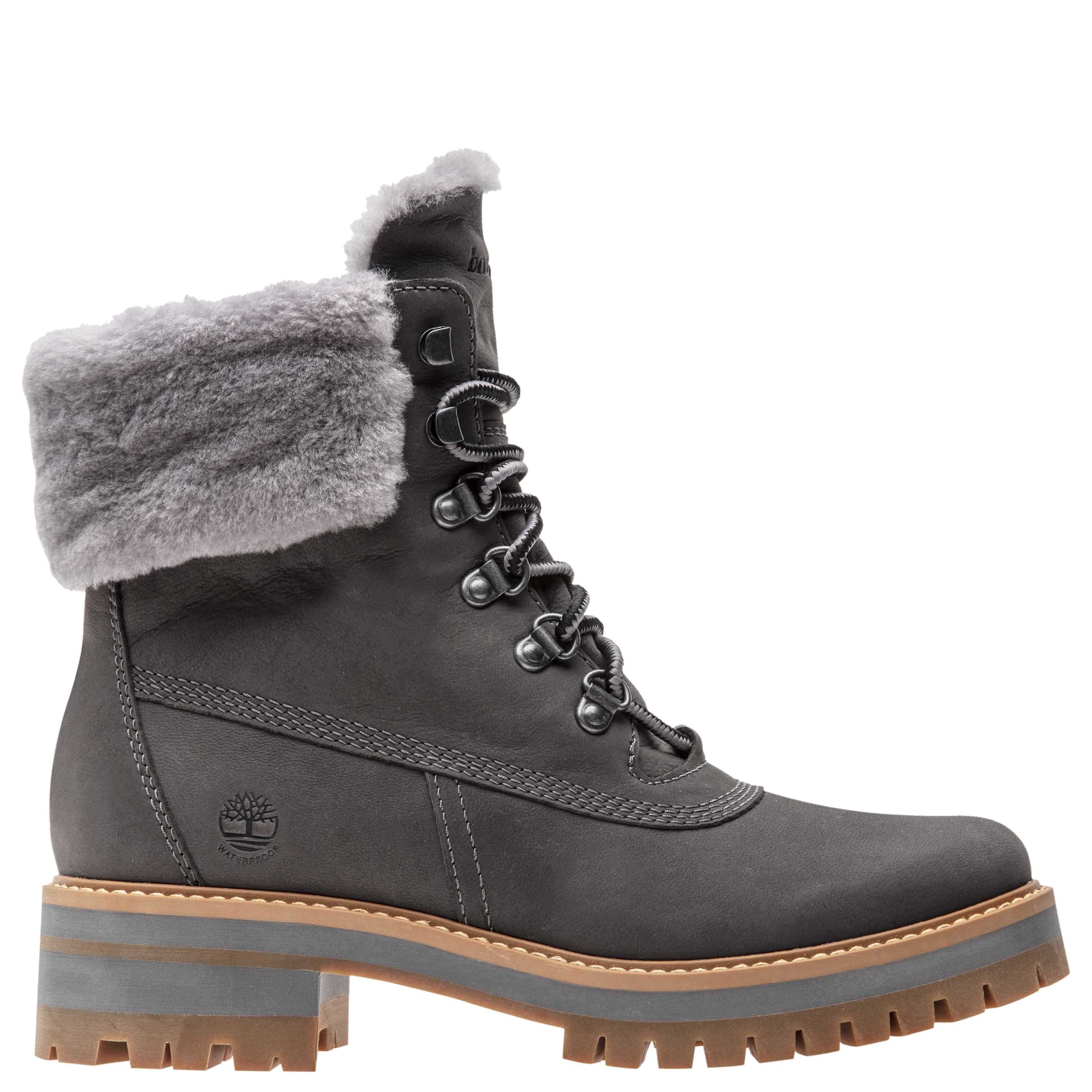 women's courmayeur valley shearling waterproof lug sole boot