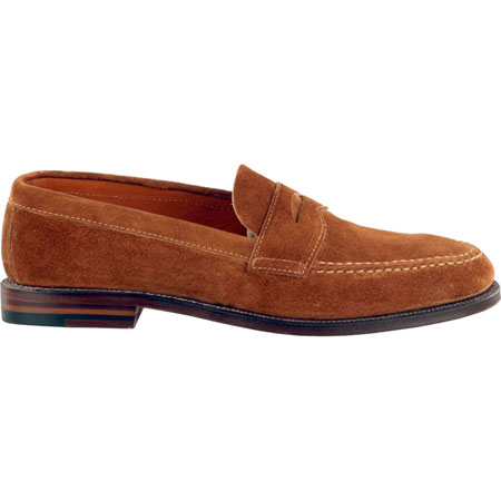 Alden Unlined Penny Loafer - Snuff Suede
