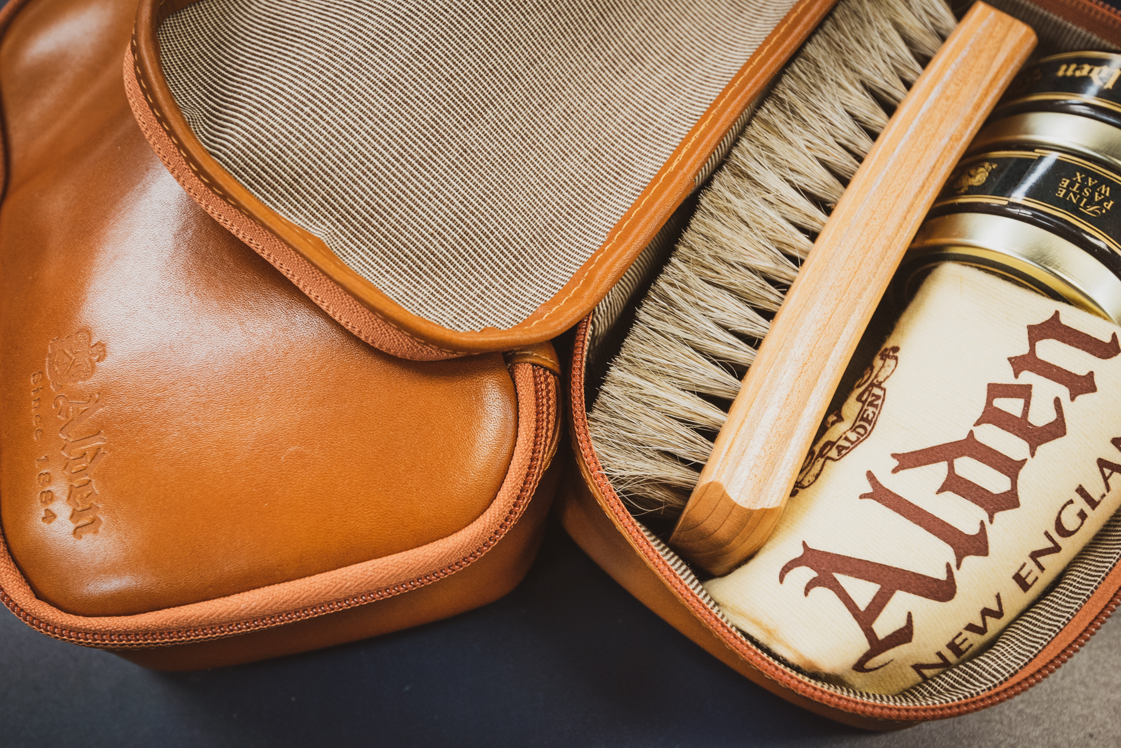 Alden Leather Travel Kit