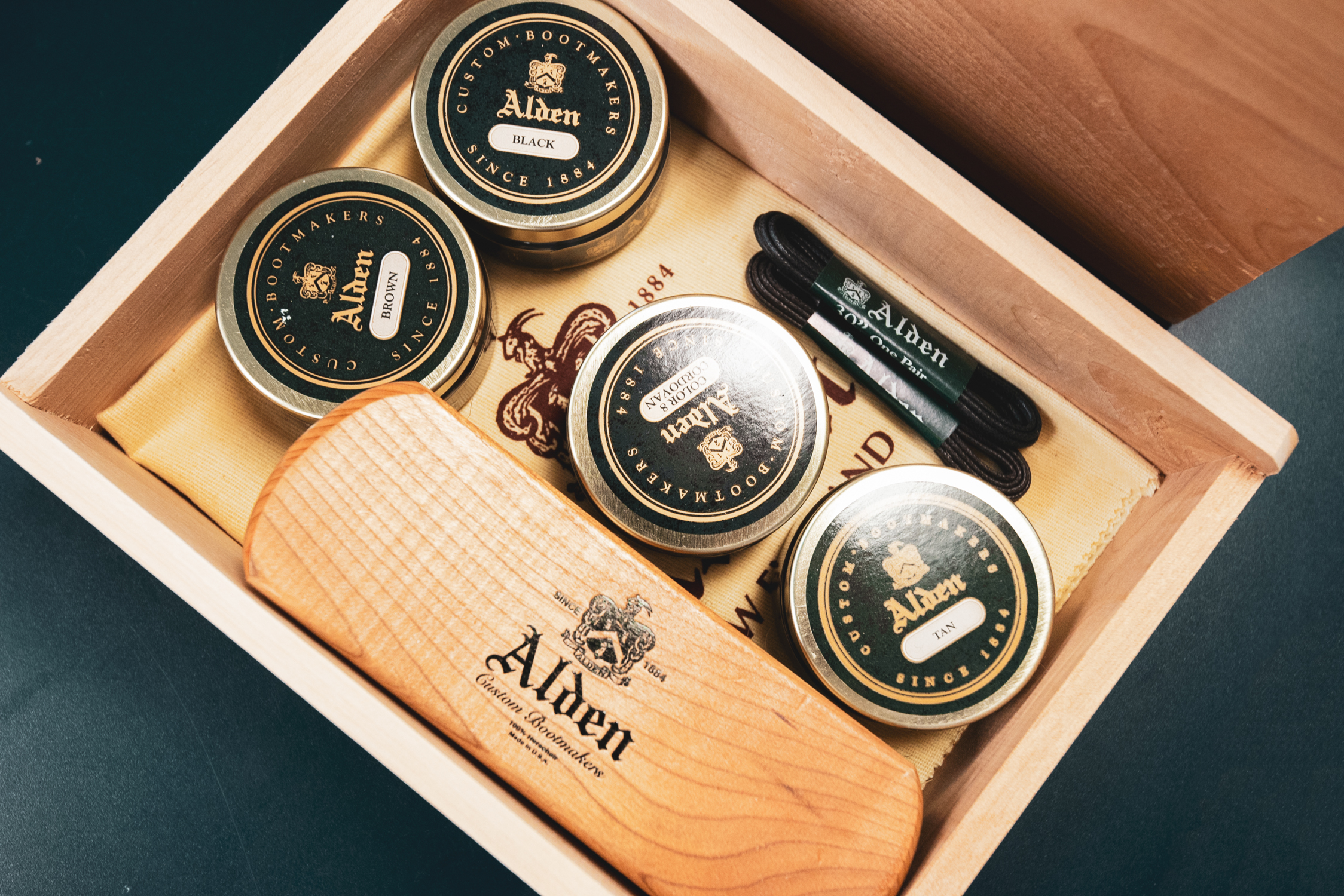 Alden Shell Cordovan Shoe Care